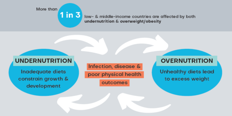 Low prevalence of double and triple burdens of malnutrition in ...